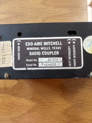 Edo-Aire Mitchell Autopilot Radio Coupler Model 1C388