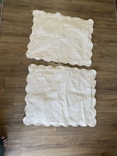 quilted pillow shams standard 2 Scalloped Edge Cottage Core