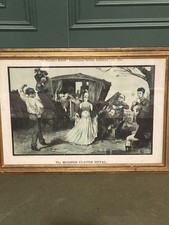 “The Modern Claude Duval” Vintage Lithograph Cartoon St Stephen’s Review