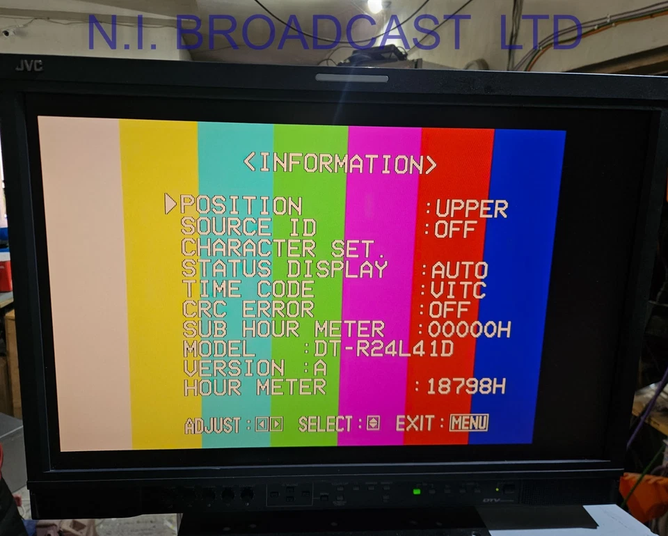 JVC 24inch dt-r24l41d  HD SDI LCD monitor  (no stand)  LCD monitor  24inch size - Image 2 of 4