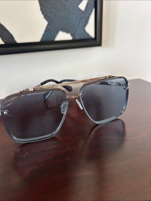 Guess GO00097 Double Bridge Navigator Sunglasses Black Gold