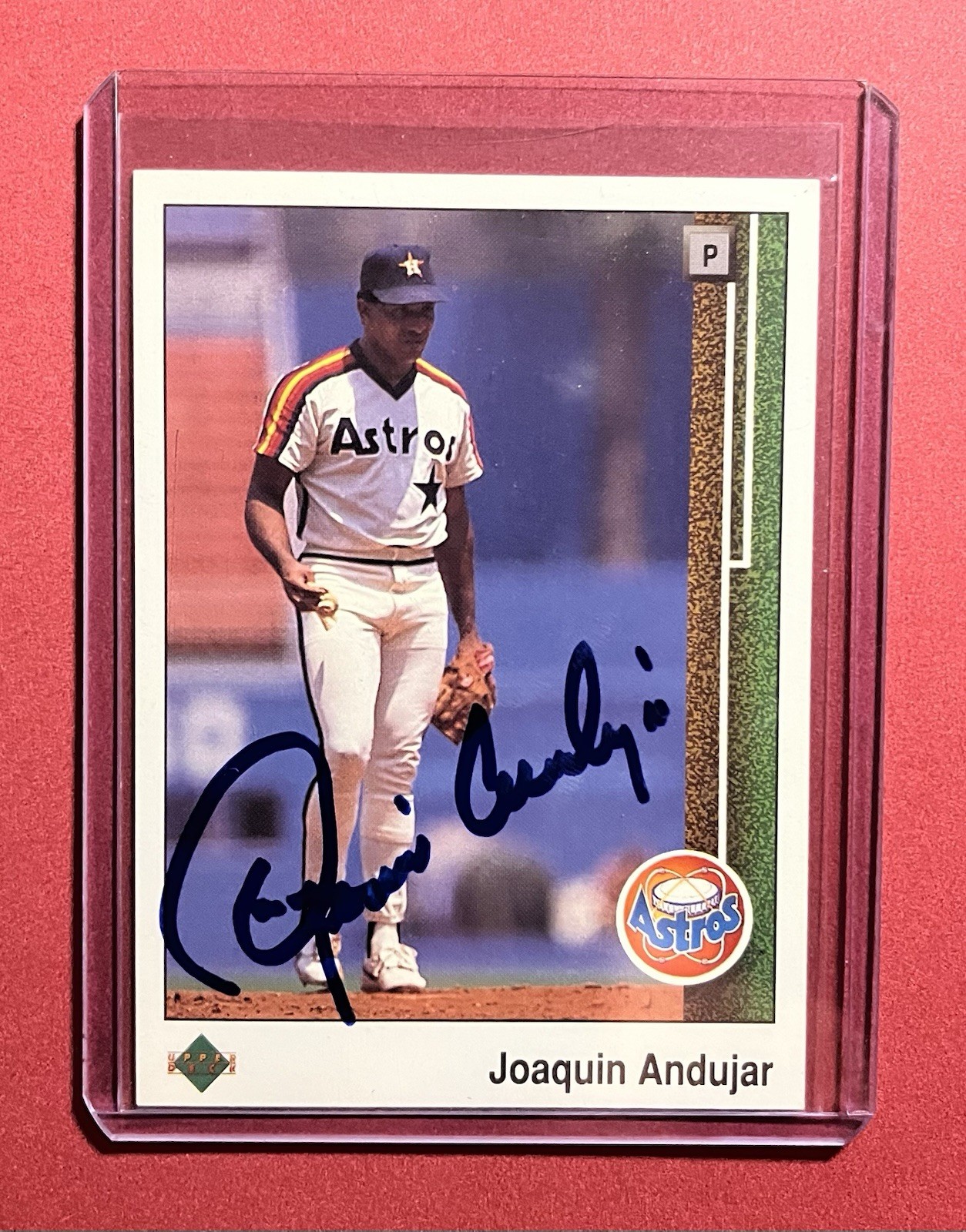 Signed Autographed 1989 Upper Deck Joaquin Andujar #79