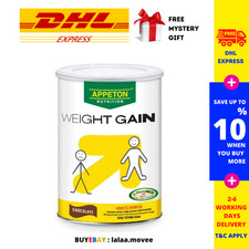 4 x Appeton Nutrition Weight Gain Pulver Erwachsene Schokoladengeschmack...