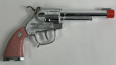 Leslie Henry Vintage Halco Diamond H Laramie Cap Gun Pink Revolver