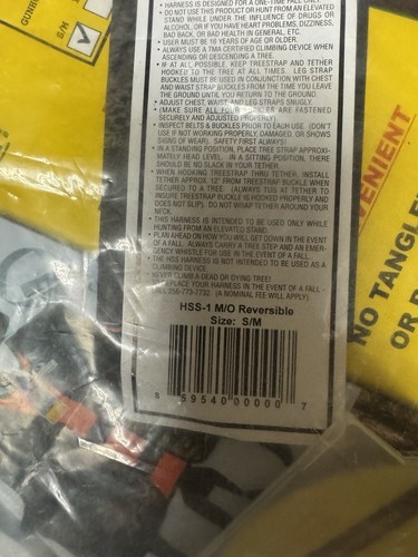 Hunter Safety System Hybrid Harness S/M 100-175 lb - Picture 3 of 5