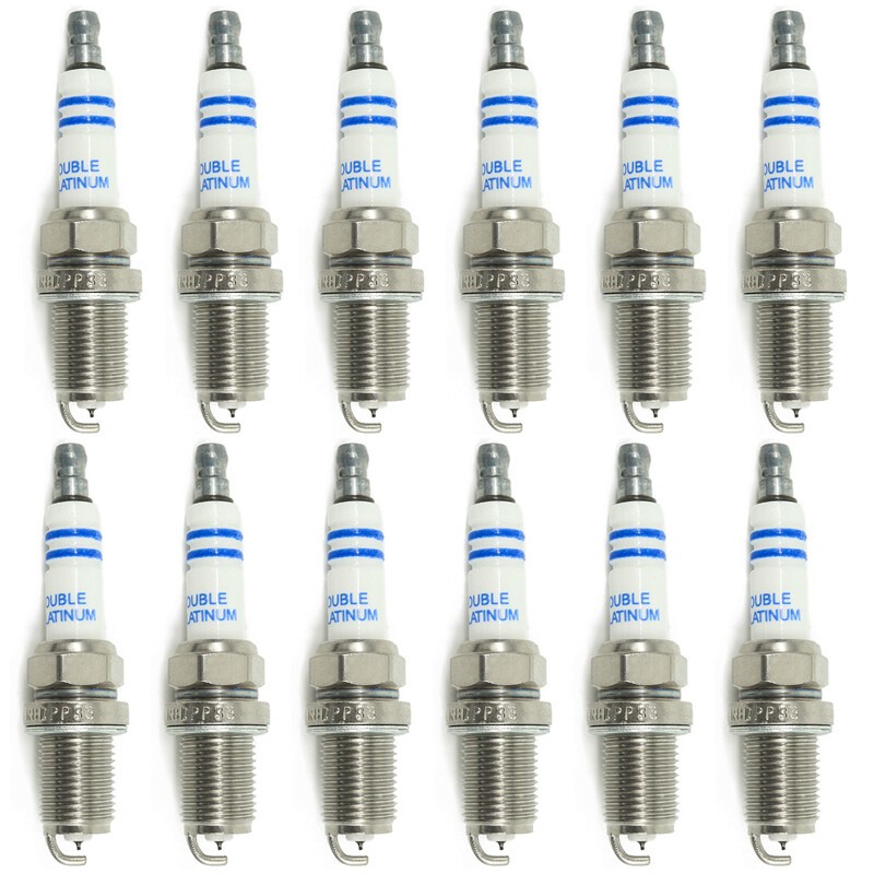 12Pcs Platinum Spark Plugs 004159190326 Fit For Mercedes W163 W210 W211 W220