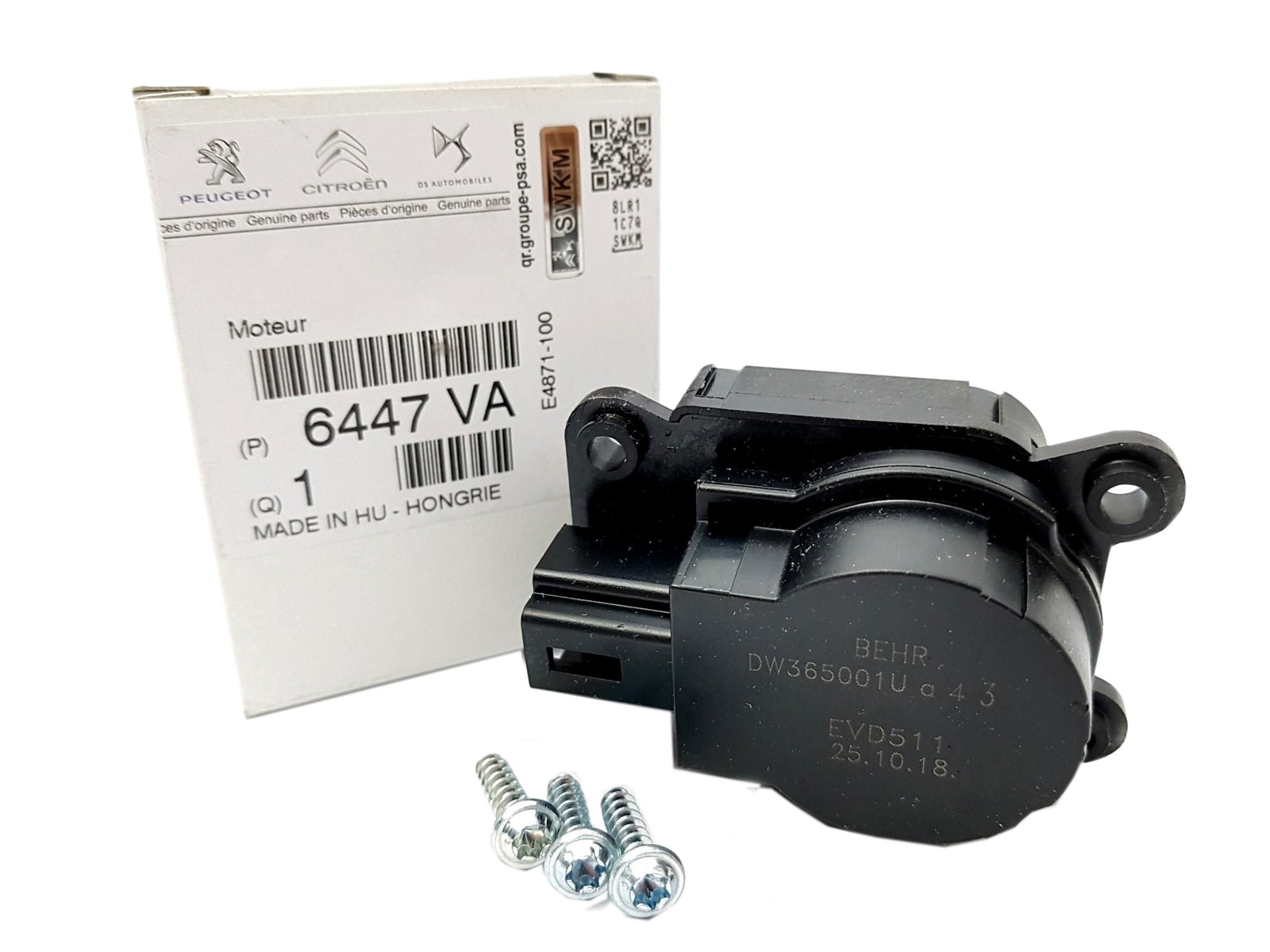 Moteur réglage clim 6447VA pour Citroën C3 II et Peugeot 307