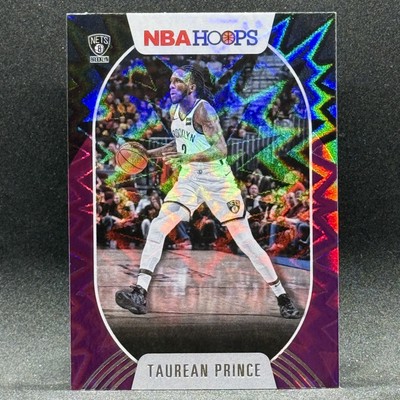 Taurean Prince PURPLE EXPLOSION Parallel 2020-21 Panini Hoops #86 Brooklyn Nets