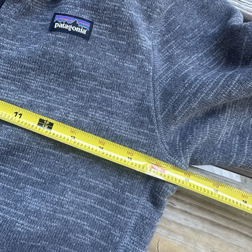 Suéter Gris Patagonia Better Cremallera Completa Chaqueta Talla Juvenil XL Foto 4 de 4