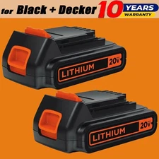 2X 8.0AH 20V MAX for Black and Decker 20V Volt Lithium Battery NEW LBXR20 LB20