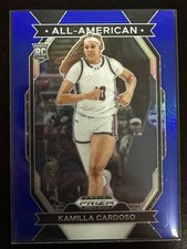 Kamilla Cardoso 2024 Prizm Draft All‑American Blue /199 #3 Rookie Short Print