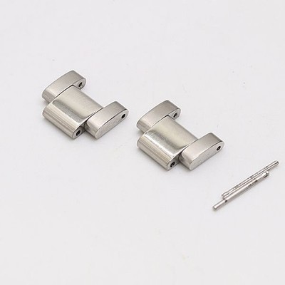 Technos Genuine 2 Links TP0403 Men's Women's Watch Parts Silver Color 16mm