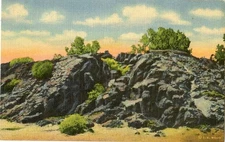 VOLCANIC LAVA  Arizona Postcard 22134
