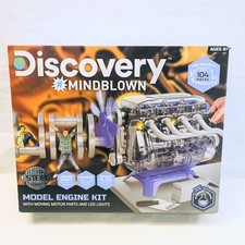 Discovery Mind Blown Model Engine Kit With Moving Motor Parts And Led Lights Discovery Mind Blown Model Engine Kit With Moving Motor Parts And Led Lights