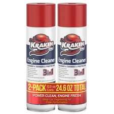 Kraken Bond Engine Cleaner & Degreaser Spray 12.3 fl oz - 2 Pack