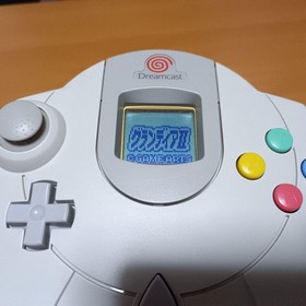 SEGA Dreamcast No.HKT-3000 Console Set w/Visual Memory & 3 Games Tested Used