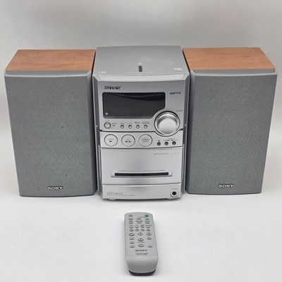 Sony CMT-NEZ3 Micro Hi-Fi Shelf System CD/Tape/AM/FM With Remote Tested