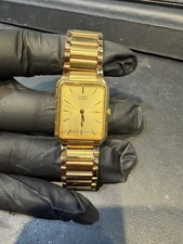 Citizen Gold-Tone Women’s Dress Watch – Elegant Tank Style Design