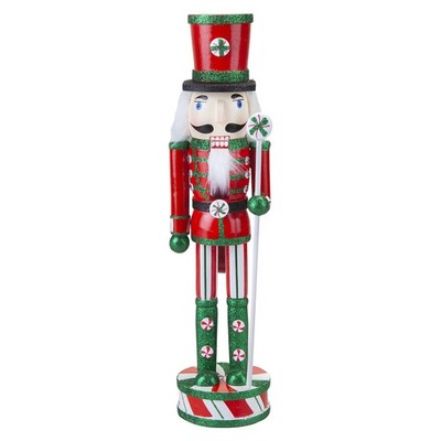 Nussknacker Süßigkeiten Holz Weihnachtsdeko 15 cm
