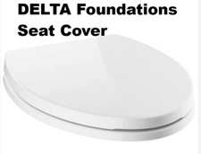 Delta Foundations Round Toilet White Seat Cover with Mounting Bolts RP92085WH