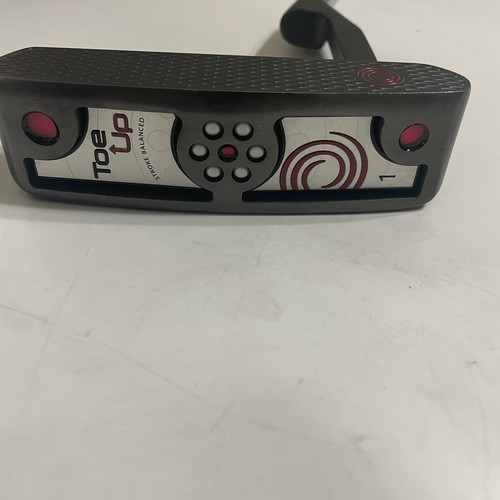 Odyssey Toe Up #1 putter golf 34" + cover impugnatura Super Stroke Flatso RH - Foto 7 di 13