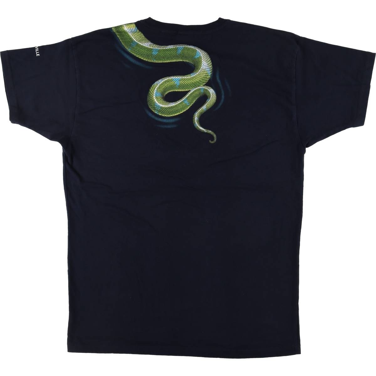 Used WiLD PLANET Snake/Python Pattern Animal T-Sh… - image 2
