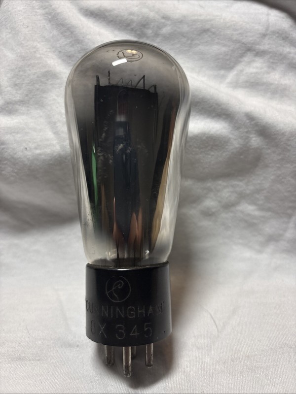 Cunningham Cx – 345  Type 45 Vacuum Tube Tested Strong On Tv 7Du