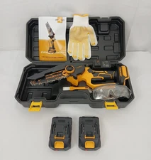 Trexeen 6" Brushless Mini Chainsaw Rechargeable 21V Batteries Pruning Cordless