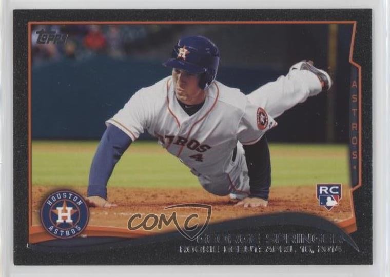 2014 Topps Update Rookie Debut Black 26/63 George Springer #US-210 4l3