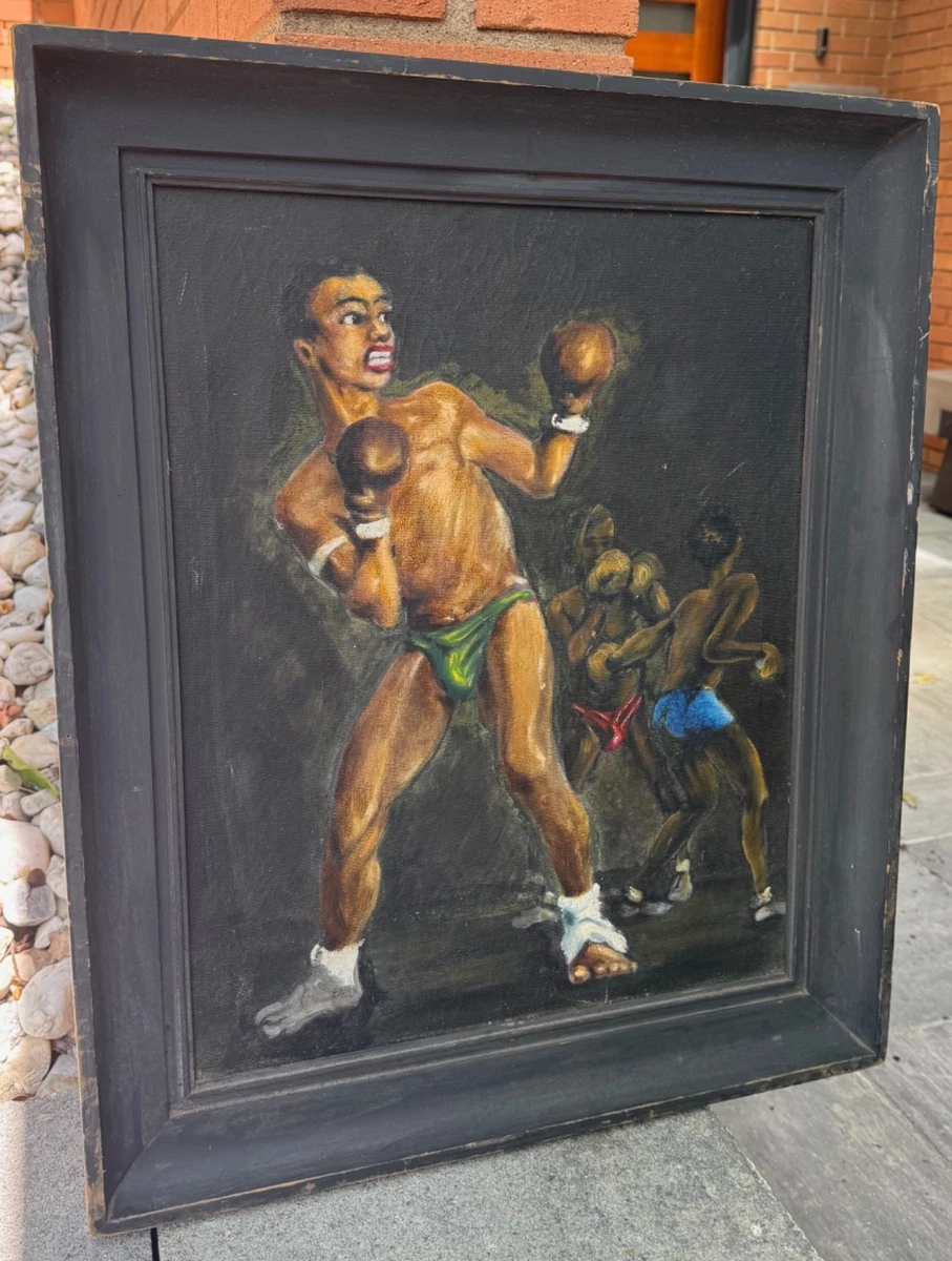 Oil Painting Boxing Original Art Paintings for sale | eBay