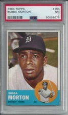 1963 Topps #164 Bubba Morton - PSA 7