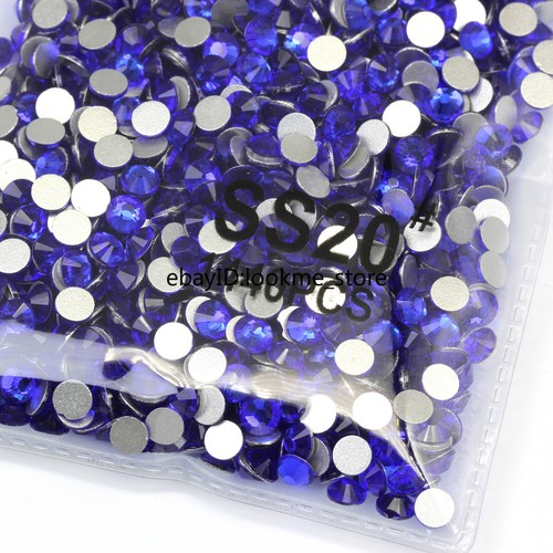 1440pcs 5mm ss20 Crystal Glass Flatback Rhinestones Gems Nail Art Crafts Beads - Picture 42 of 75