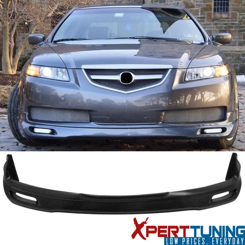 Fits 04-06 Acura TL Base Sedan 4Dr JDM Style Front Bumper Lip Spoiler - PU