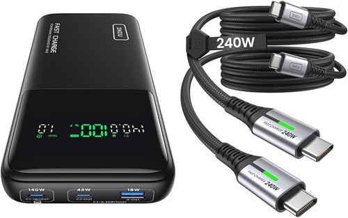 INIU Power Bank, 27000mAh 140W Portable Charger for Laptop and Phones - 第 1/7 張圖片