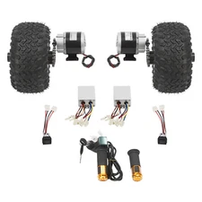Dual 350W Motor Drive 36V Brush Gear Motor Air Wheel Conversion Kit for Bike Kit