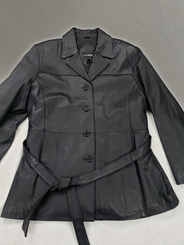 Outbrook leather jacket Womens L Black 