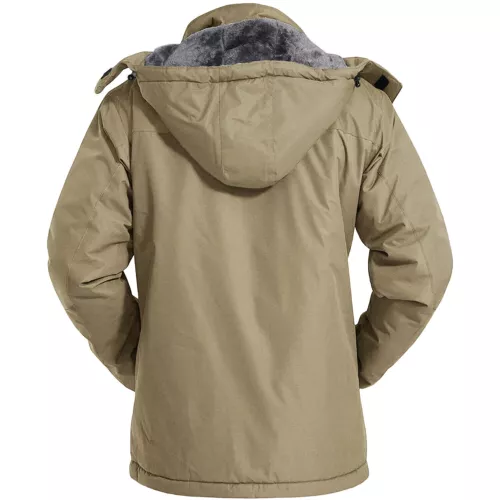 Men's Waterproof Winter Jacket Warm Winter Coat Outdoor Ski Snow Hooded Jackets - Picture 27 of 64