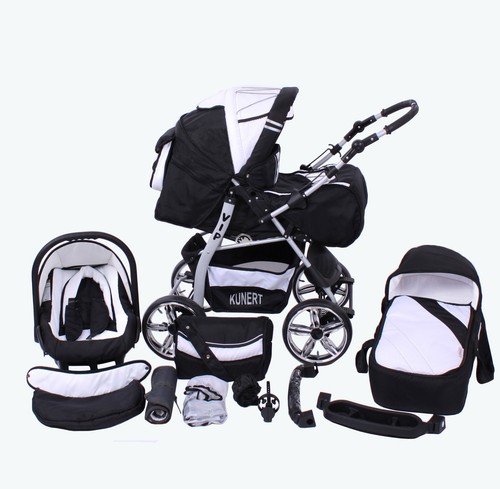 Kombikinderwagen 3 in 1 Tornado + Babyschale + Kinderwagen in 10 FARBEN NEU! - Bild 2 von 3