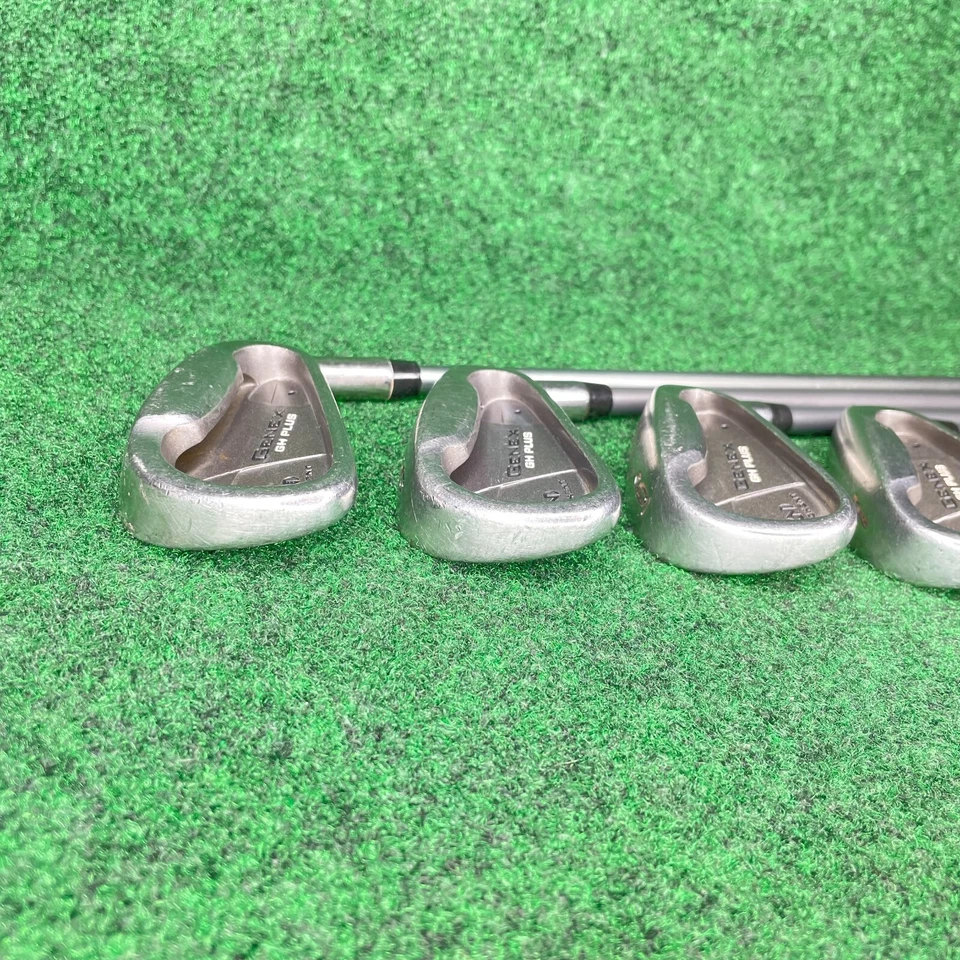 Juego de plancha Nickent Golf GENEX GH PLUS punto negro 4-9,PW regular grafito para diestros Foto 4 de 4