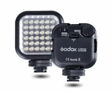 Godox LED-36 Lightweight Professional Video Light for Nikon Canon DSLR Camera