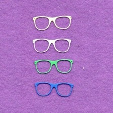 SUNGLASSES  5 die cuts scrapbook cards