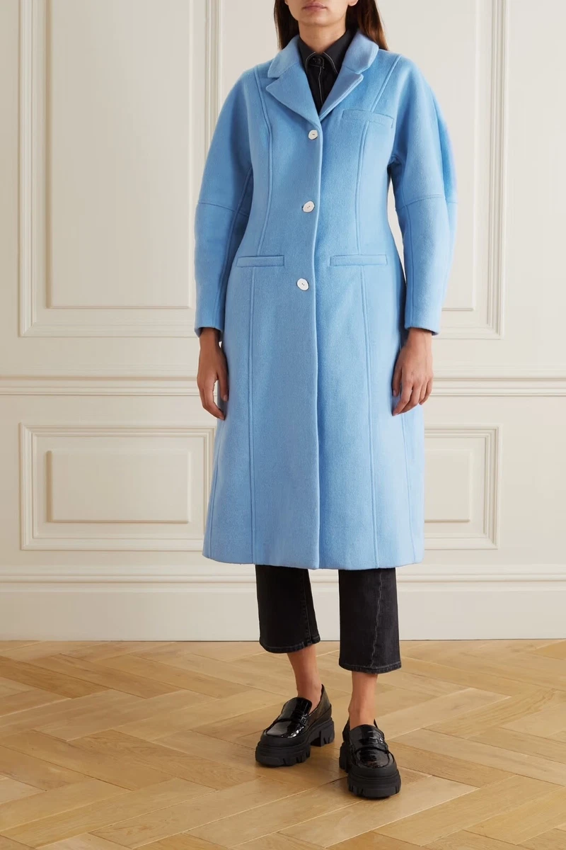 Ganni sales blue coat