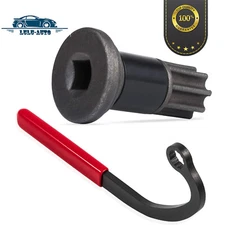 13mm Injection Pump Idle Lock Nut Wrench + Cummins Engine Barring Tool for Dodge