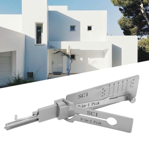 2 in 1 Key Decoder Precision Hook Pickup Kit for SC1/SS001 Master Locksmith Tool - Bild 13 von 15