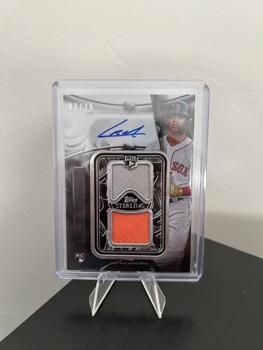 2024 TOPPS STERLING❗️CEDDANNE RAFAELA ❗️ROOKIE DUAL PATCH AUTO /25