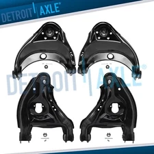Front Upper Lower Control Arm for Chevy Express Tahoe GMC Savana Yukon 2WD 6 Lug