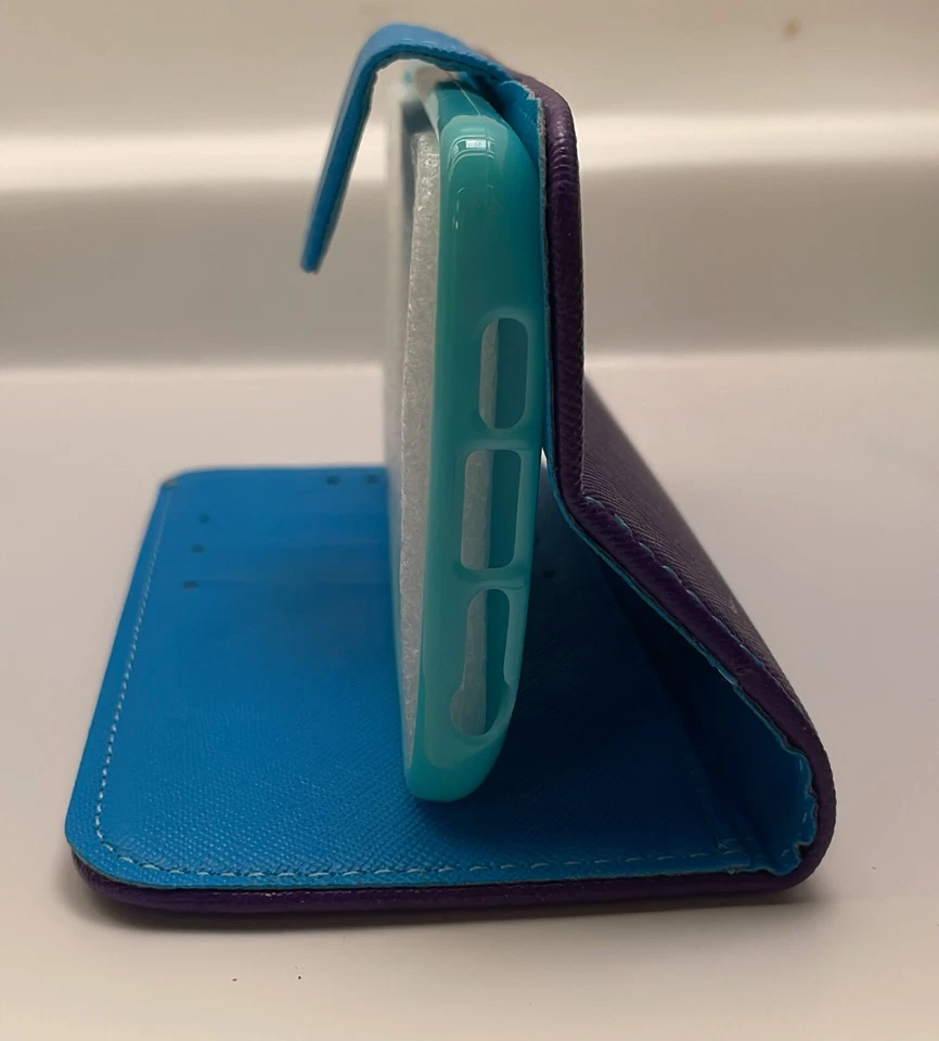 Sonne Premium Wallet Case For LG G2 - Purple/Blue - Image 4 of 4