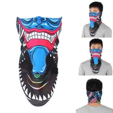 Winter Fleece Neck Warmer Gaiter Windproof Ski Face Mask Scarf for Men Women