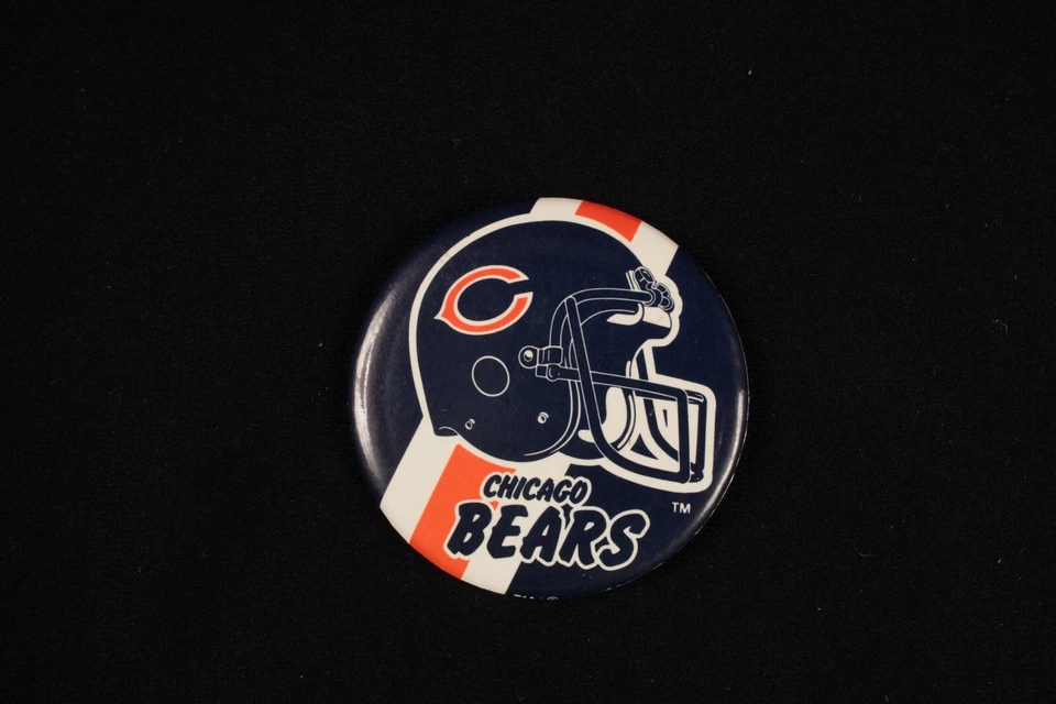 5 botones de prendedor vintage de los Chicago Bears 1971 Iron Mike ¡y más! Foto 3 de 4