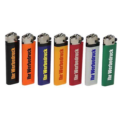 Elektronik-Gasanzünder mit Ihrem farbigen Fotodruck/ Werbung/ Logo Druck